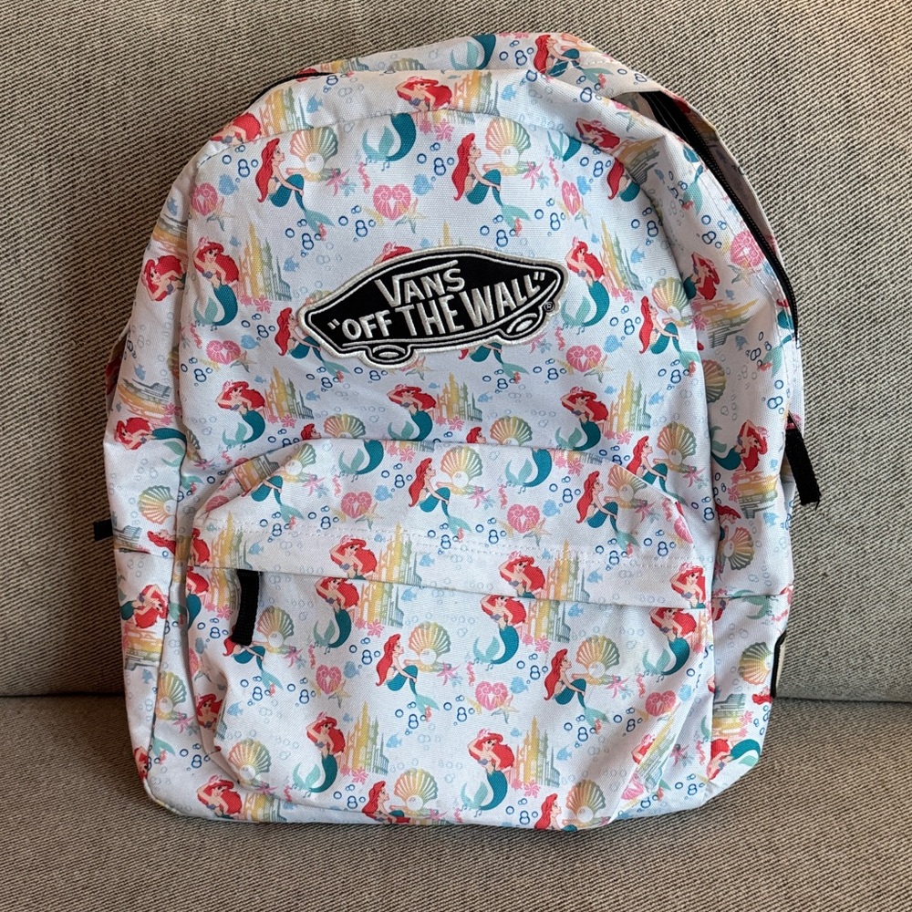 Vans Disney’s The Little Mermaid Patterned Backpack